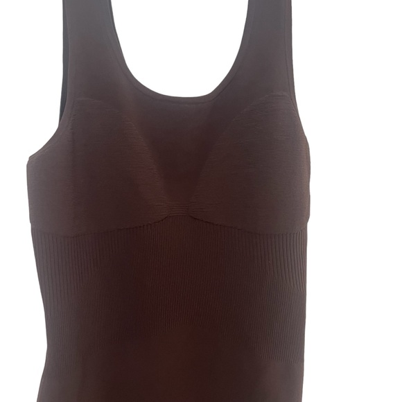 Lululemon Tight-Fit Knit Tank Dress in Java - Dark Brown Size XL New - Picture 6 of 11